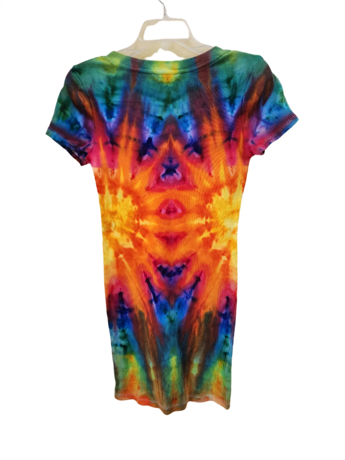 Large Bodycon Tie Dye Rainbow Dress