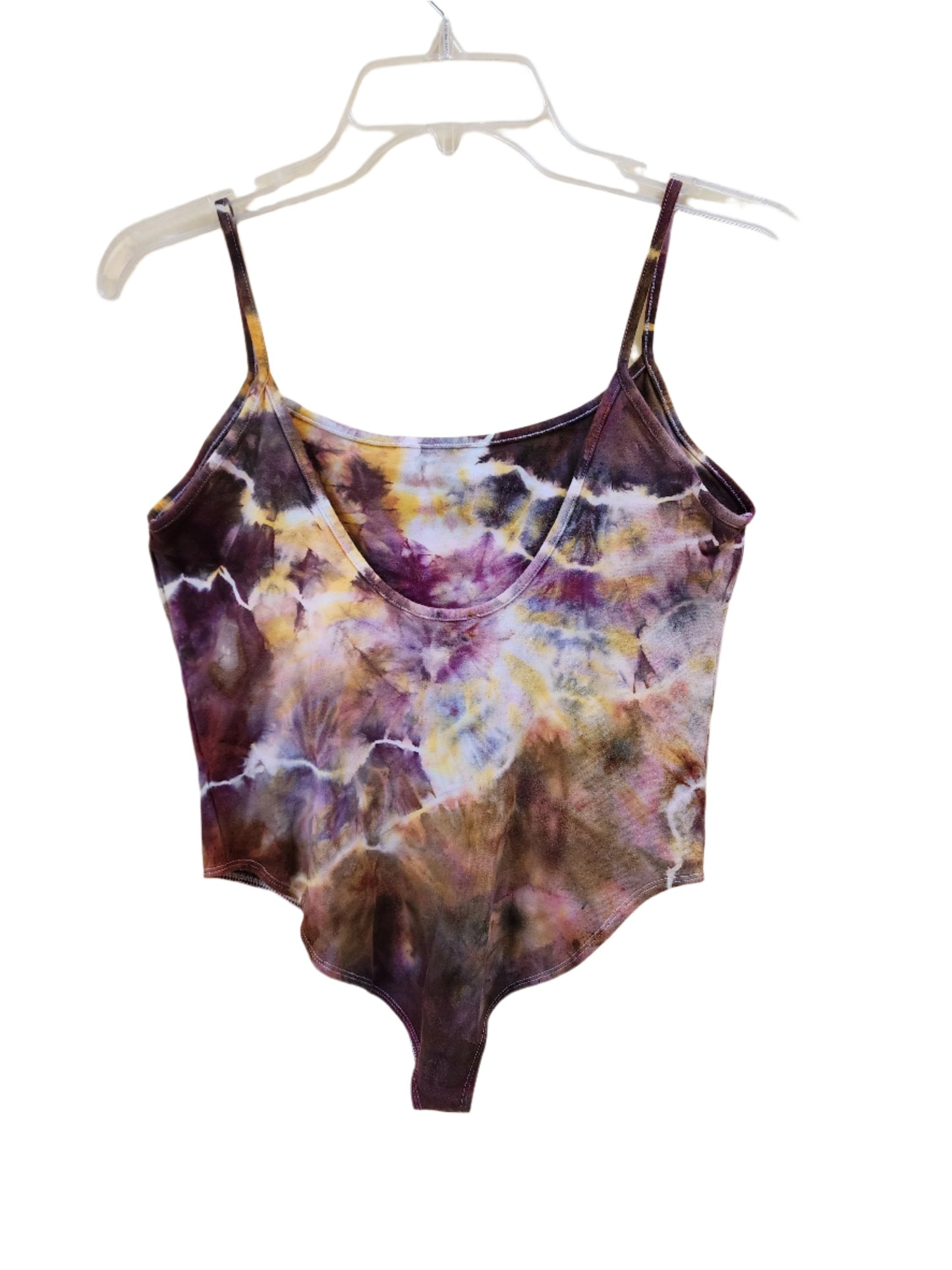 Medium Neutral geode tie dye bodysuit