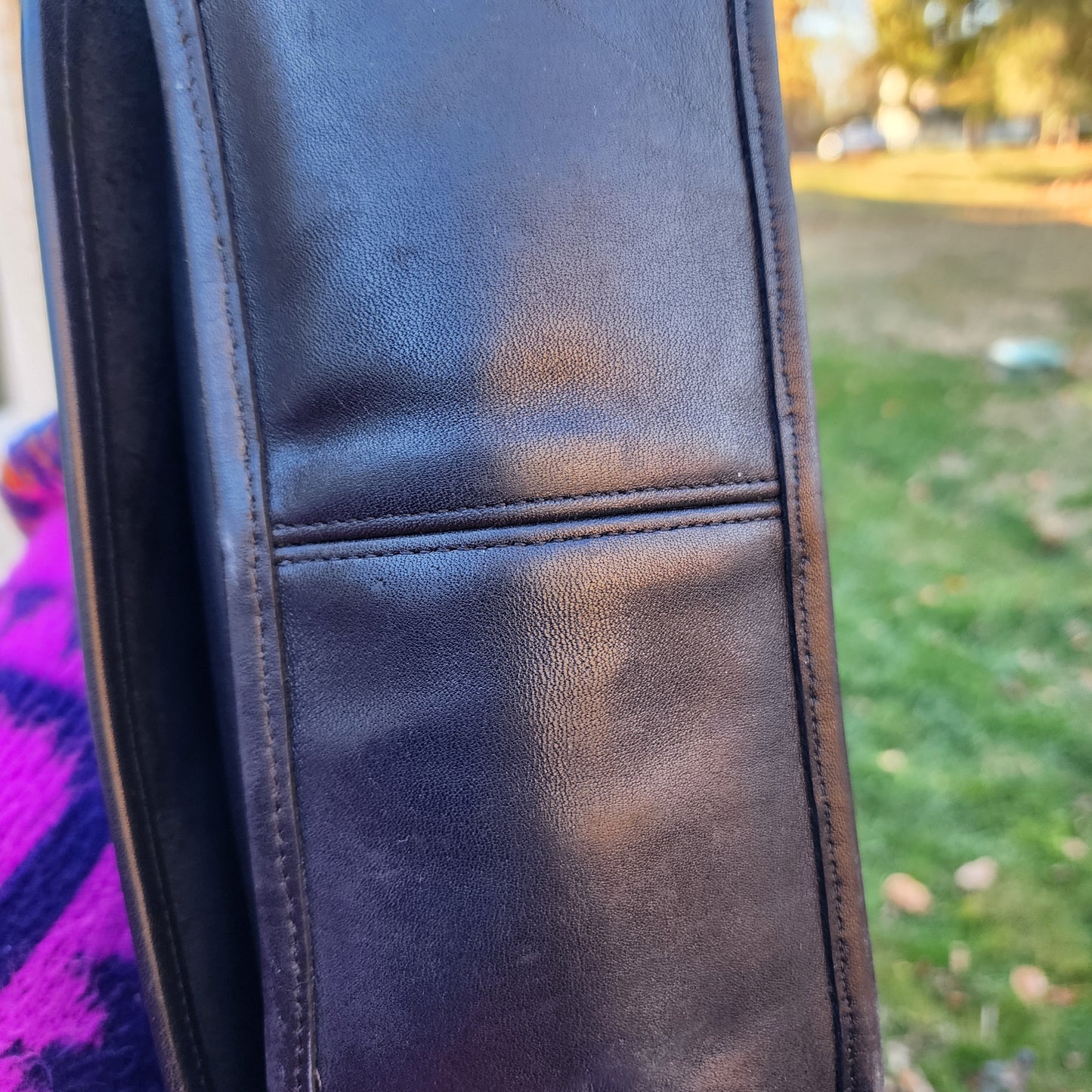 COACH Vintage Patricia's Legacy Leather Crossbody Bag 9951 Black USA