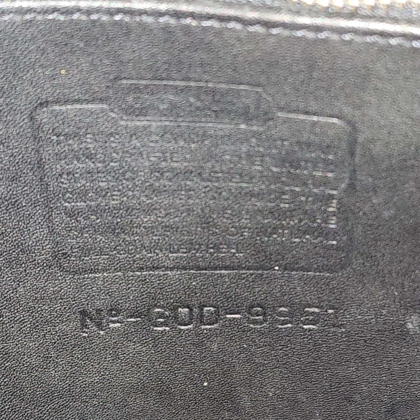 COACH Vintage Patricia's Legacy Leather Crossbody Bag 9951 Black USA