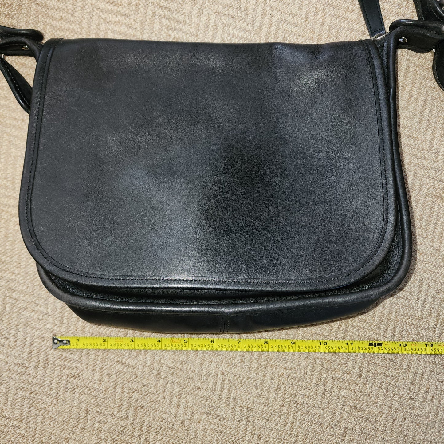 COACH Vintage Patricia's Legacy Leather Crossbody Bag 9951 Black USA