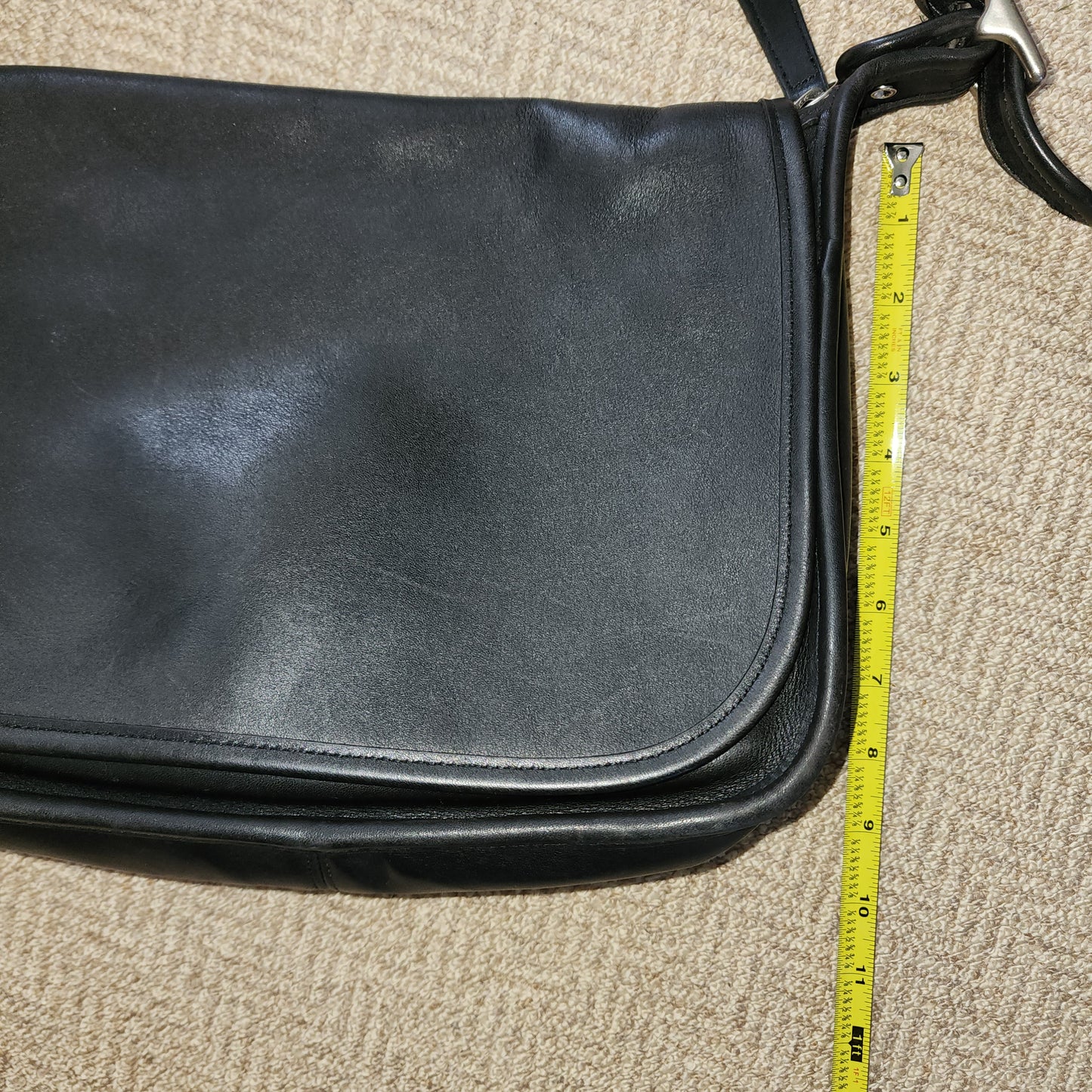 COACH Vintage Patricia's Legacy Leather Crossbody Bag 9951 Black USA