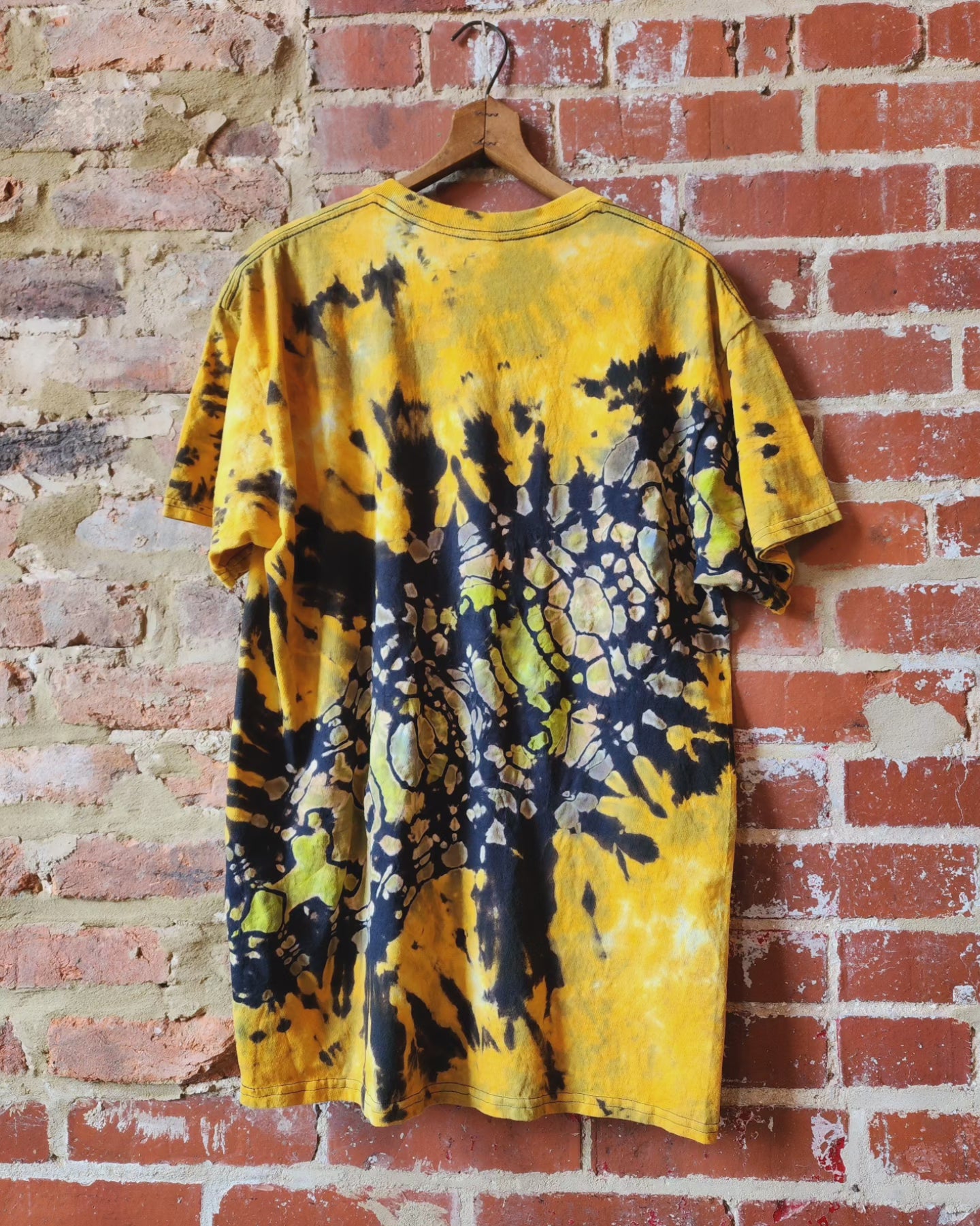 Large Double Psychedelia Tie Dye Shirt