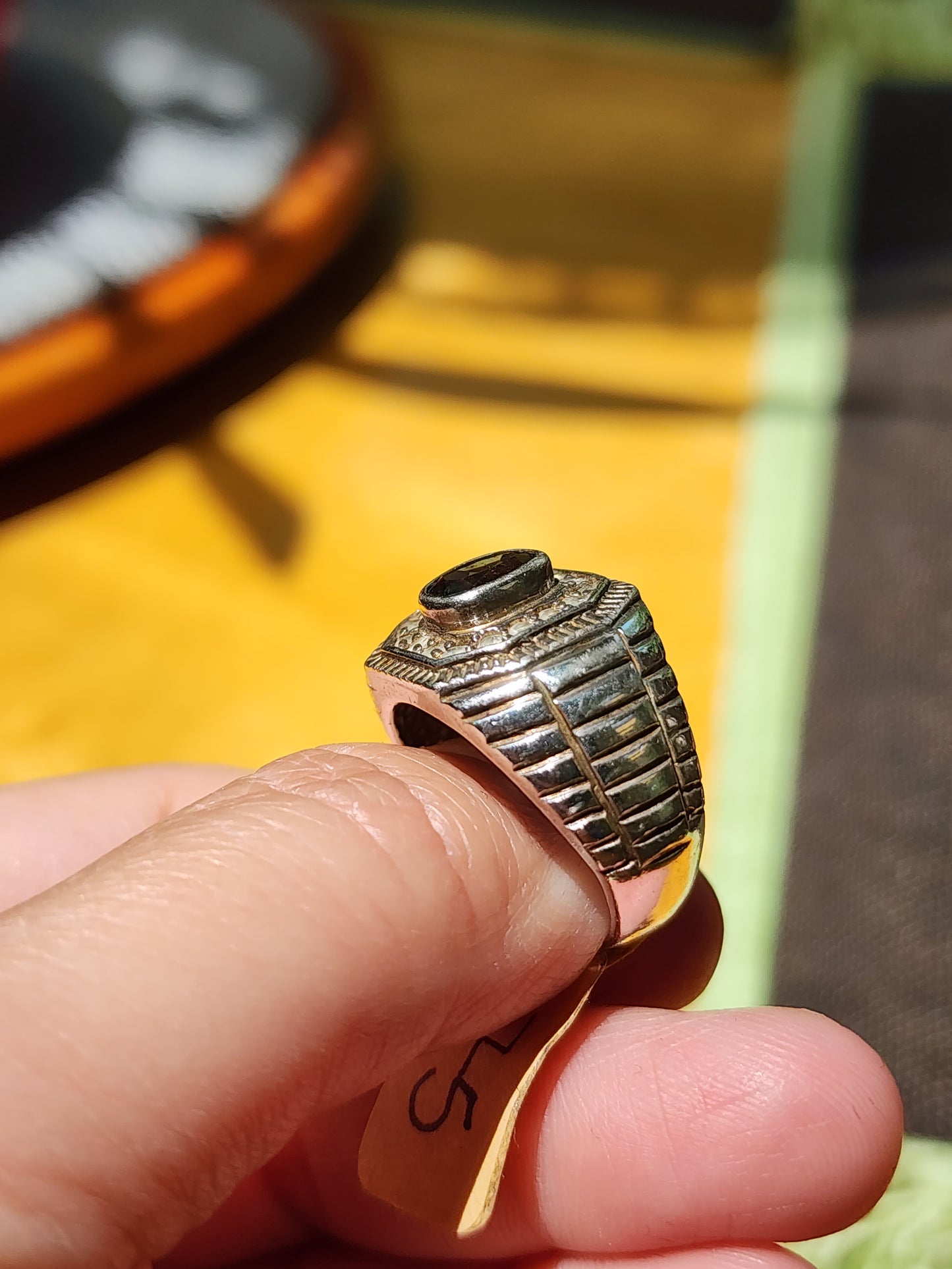 Vintage sterling silver 925 ring size 9