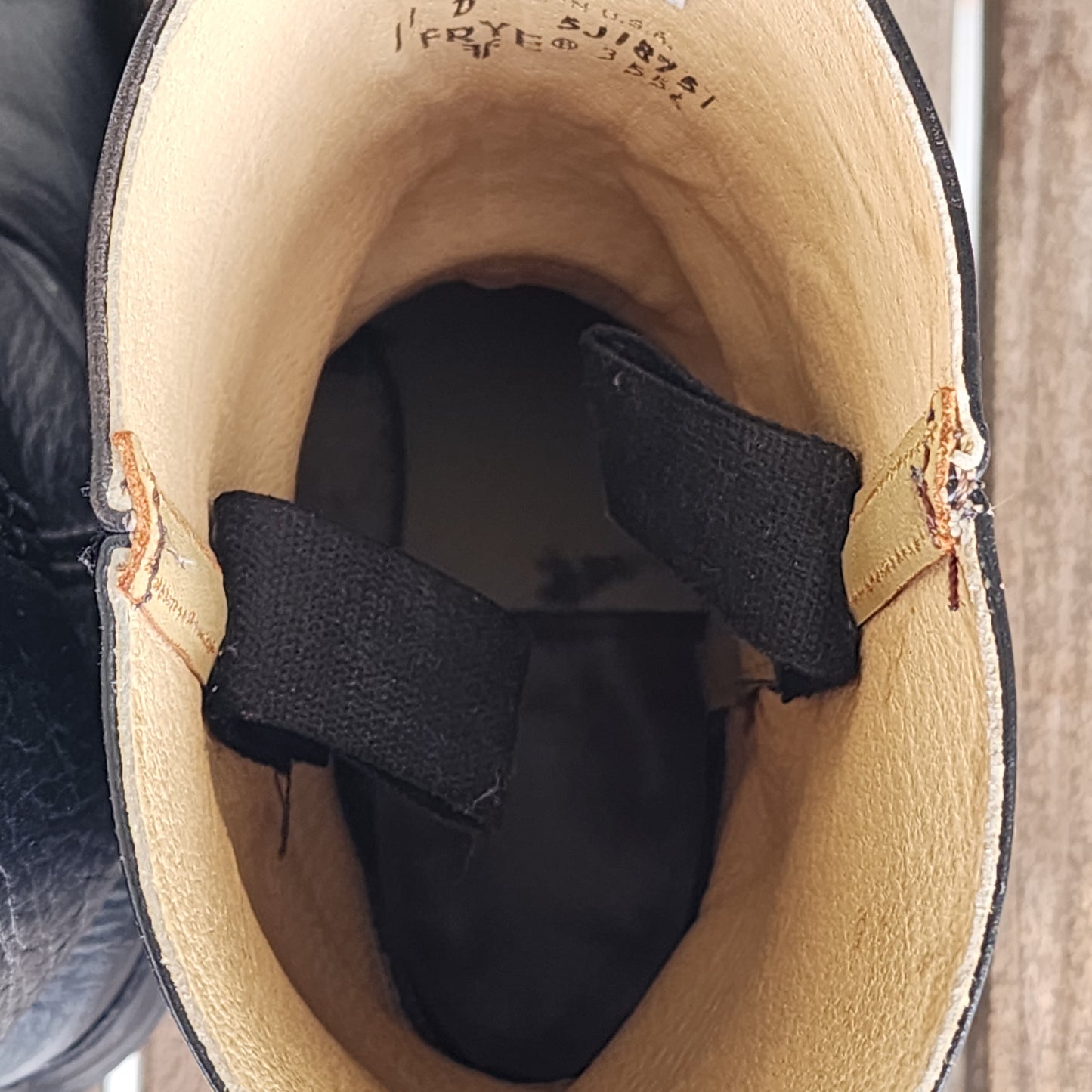 Mens 11 D Black Frye Harness Boots Western Made In USA
