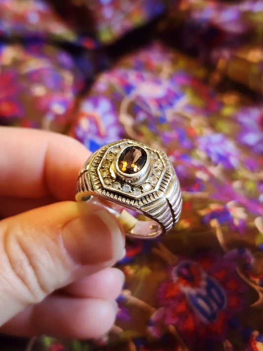 Vintage sterling silver 925 ring size 9