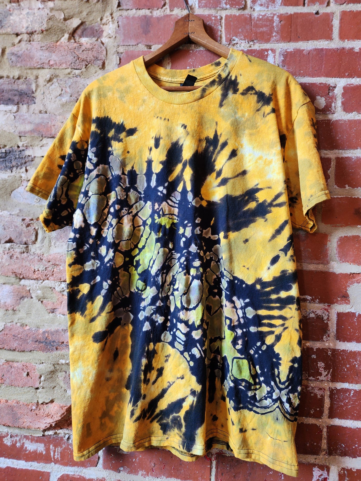 Large Double Psychedelia Tie Dye Shirt