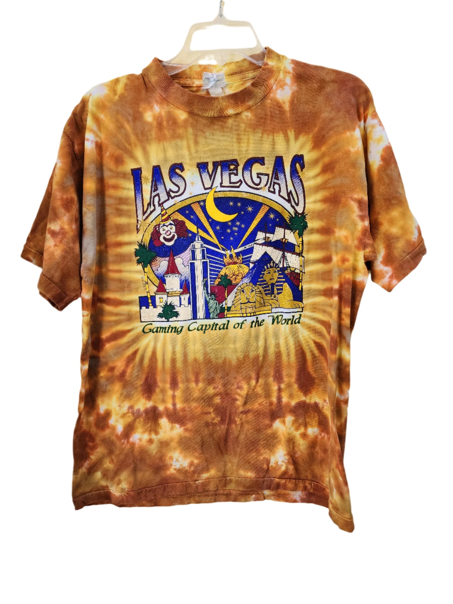 Vintage Medium/Large Las Vegas Tie Dyed T-Shirt