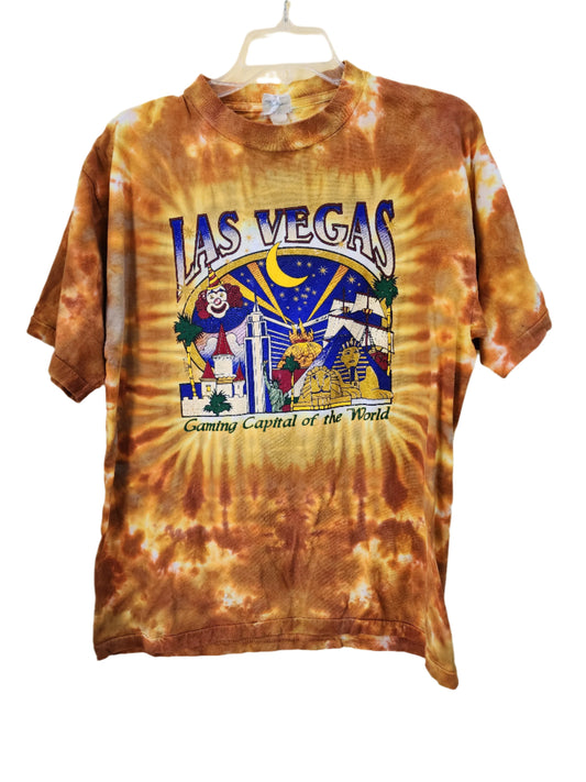 Vintage Medium/Large Las Vegas Tie Dyed T-Shirt