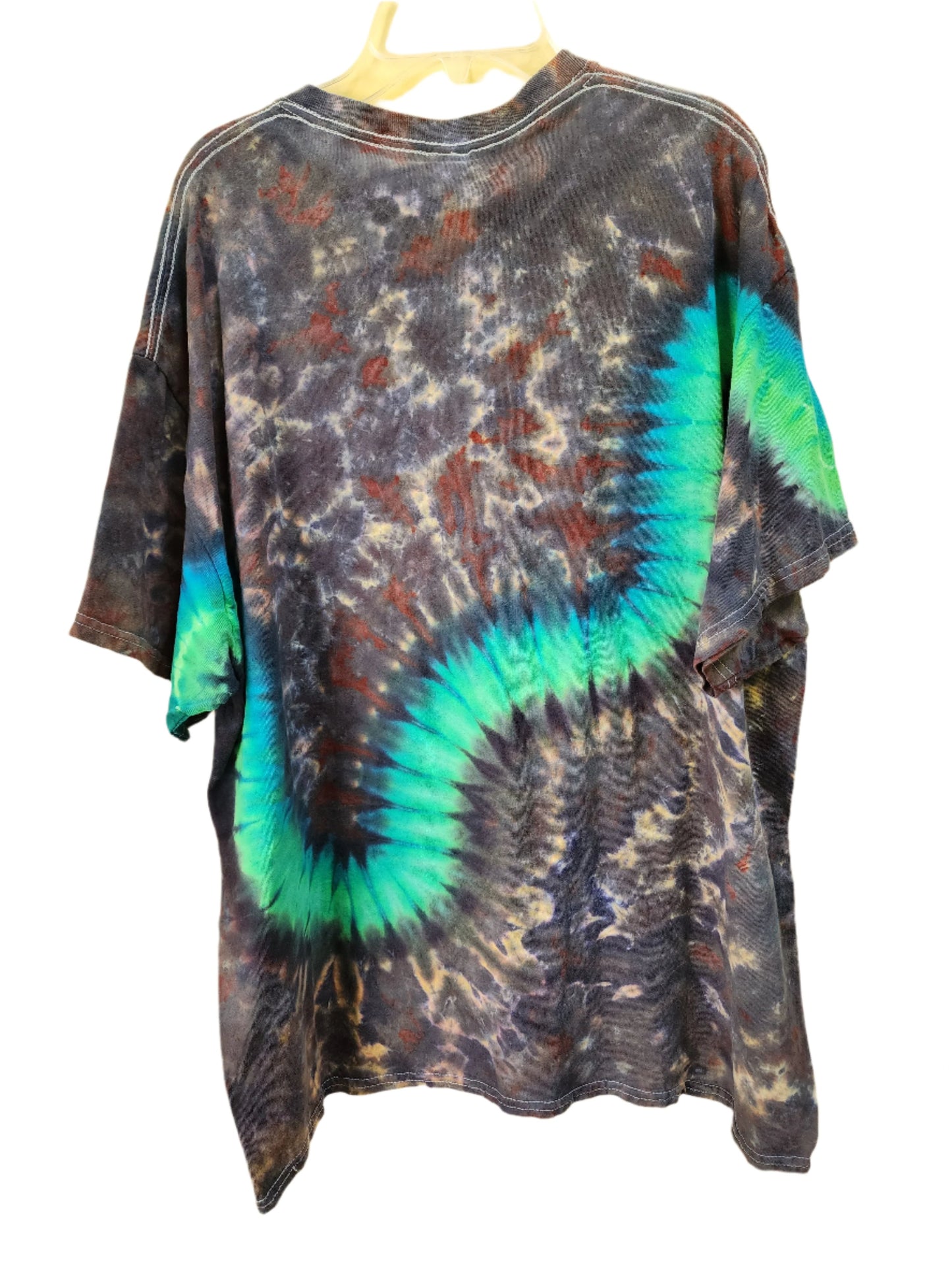 XL Green Neutral Tie Dye T-Shirt