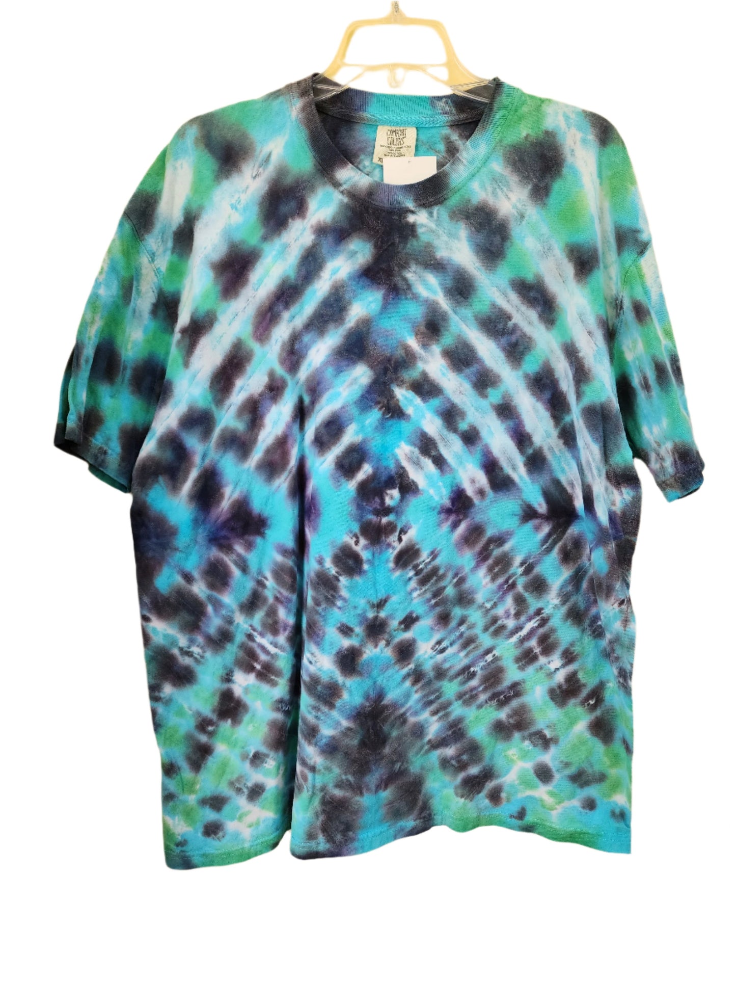 XL Gray Blue Tie Dye T-Shirt