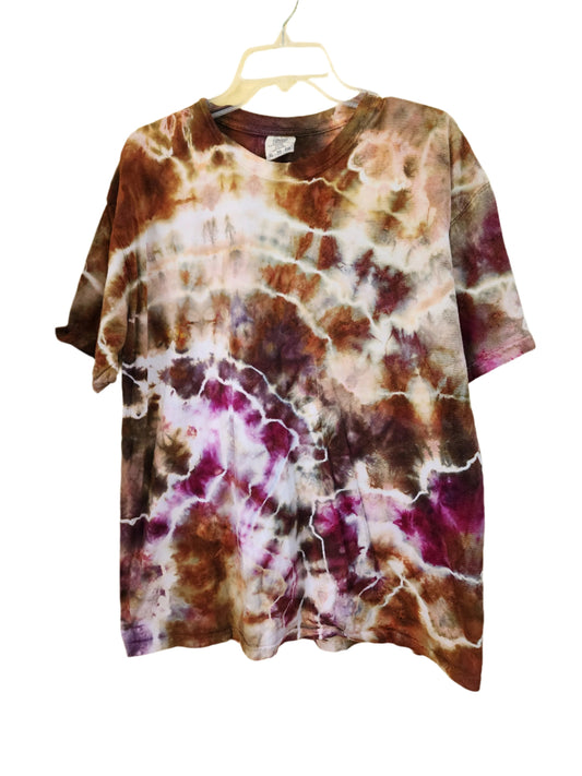 XL Unisex Neutral Geode Tie Dye Shirt