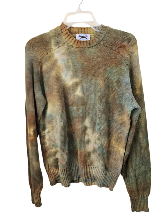 Large Vintage JCPenny Neutral Tie Dyed Sweater