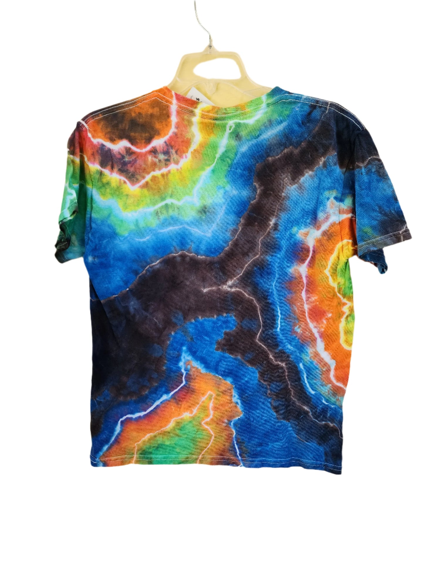 Youth large Bright Geode Tie Dye Unisex T-Shirt