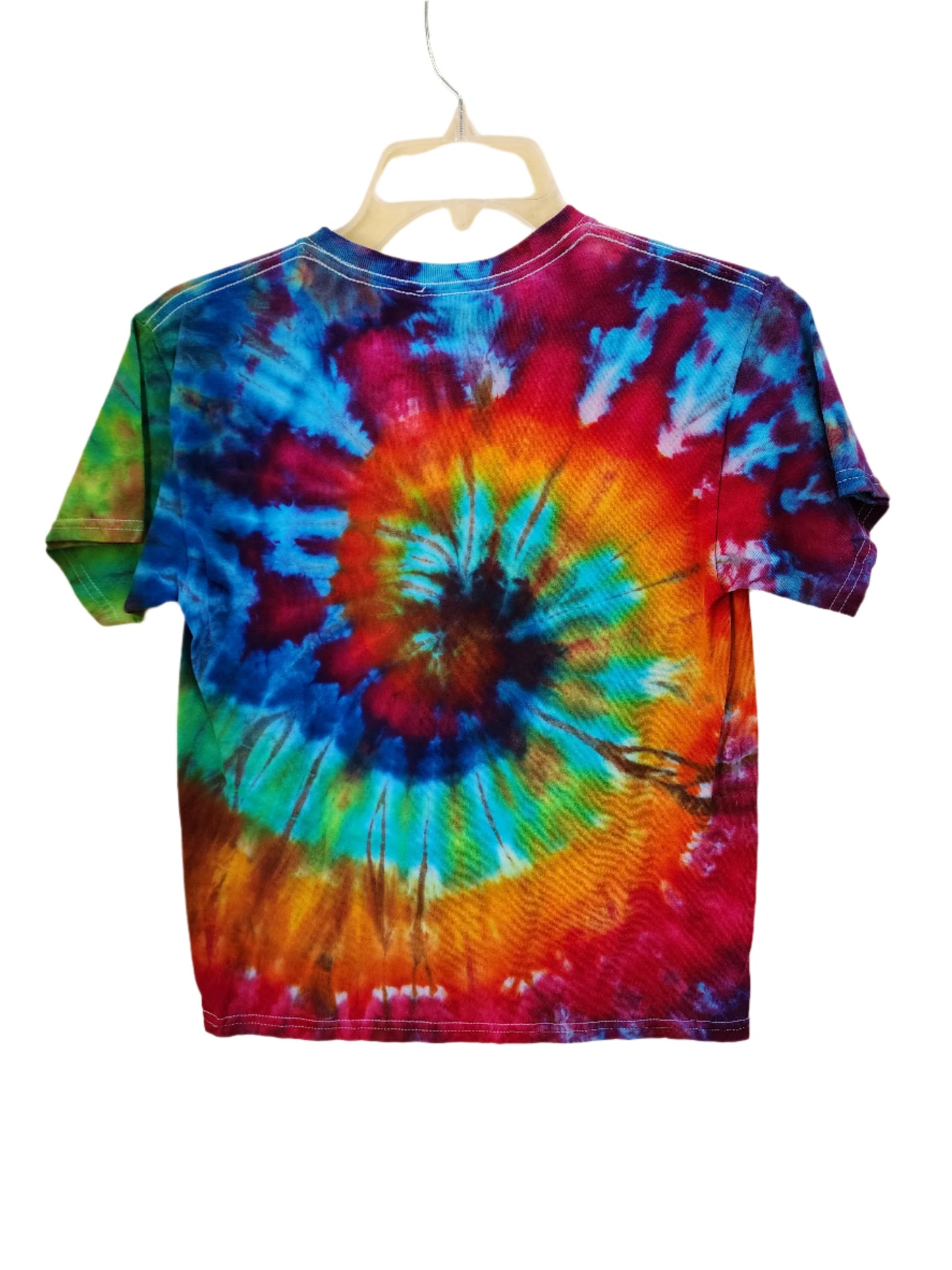 Youth Medium Rainbow Spiral Tie Dye T-Shirt