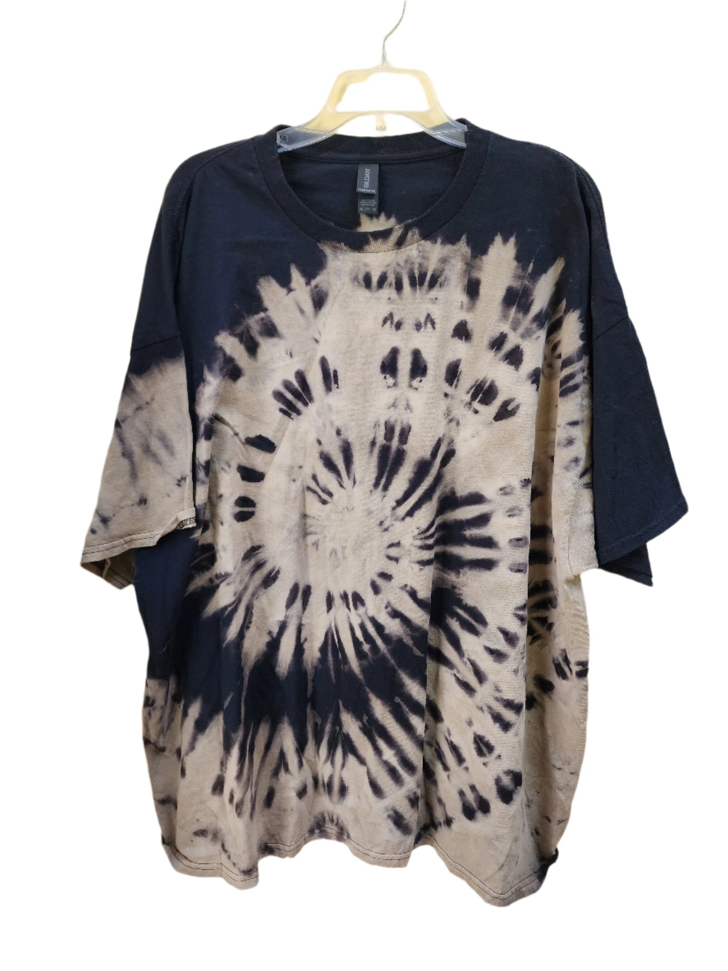 3X Reverse Dye Tie Dye Spiral T-shirt