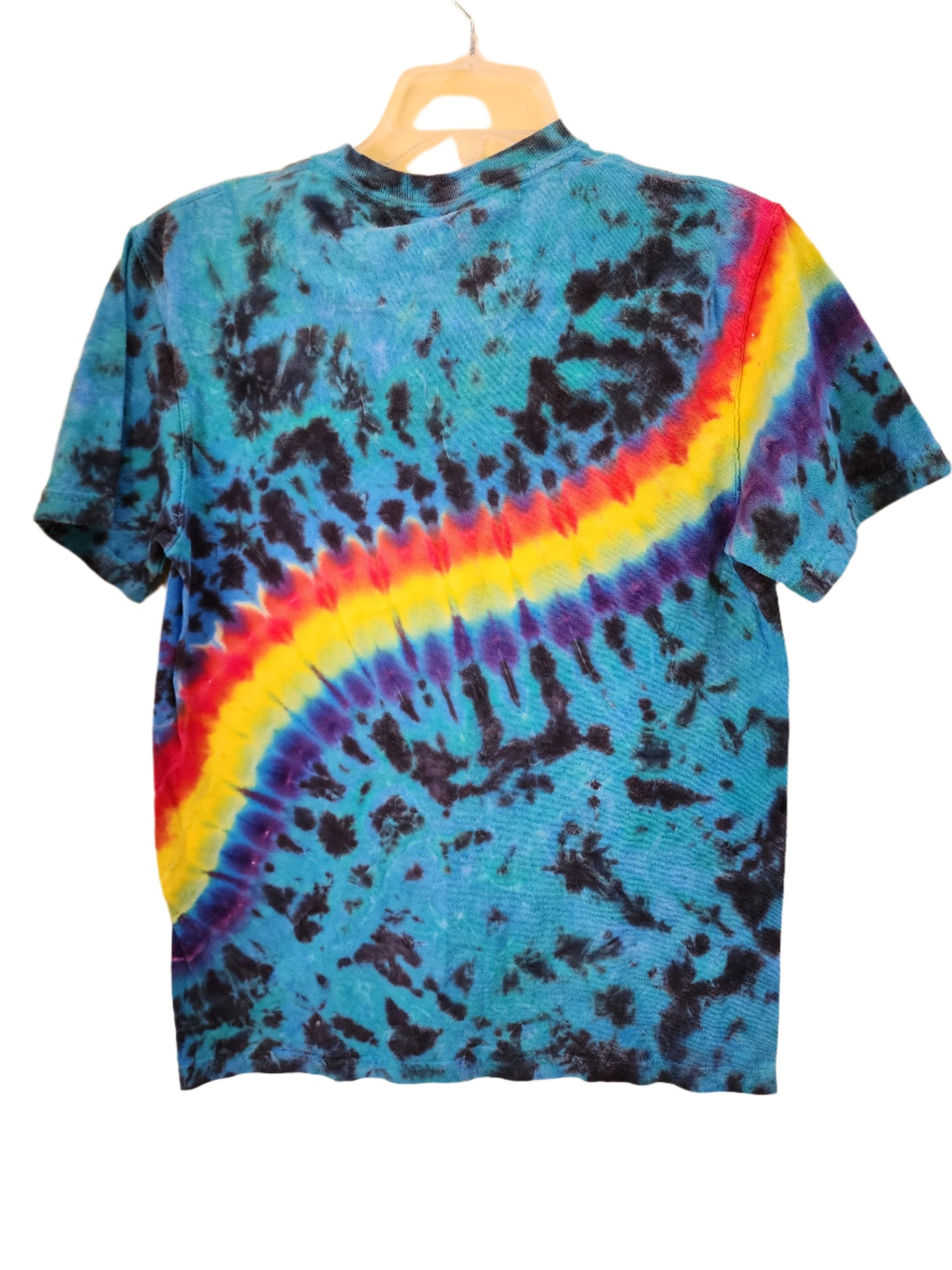 Large Rainbow Wave Tie Dye Unisex T-shirt