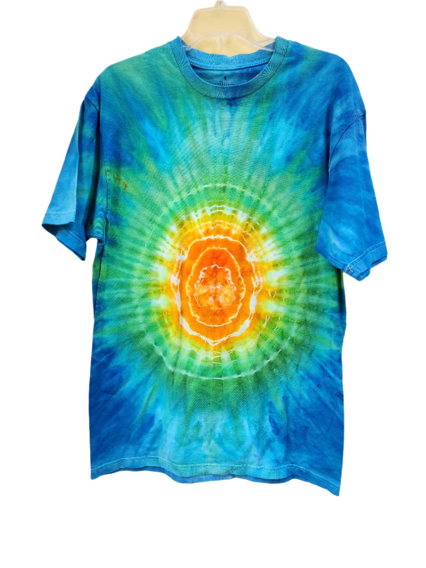 Large Portal Blue Tie Dye T-Shirt