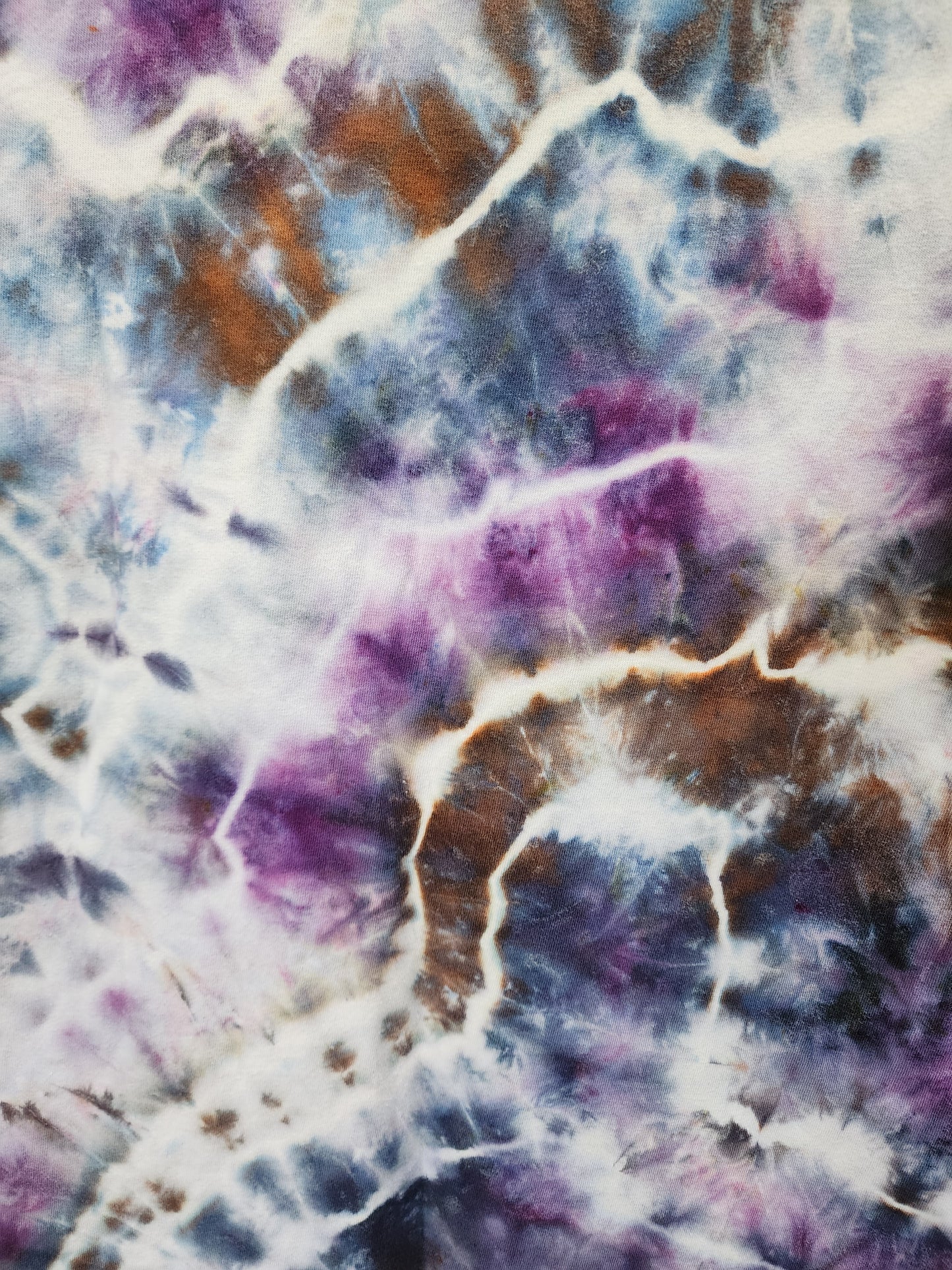 Small purple vibe geode tie dye tshirt