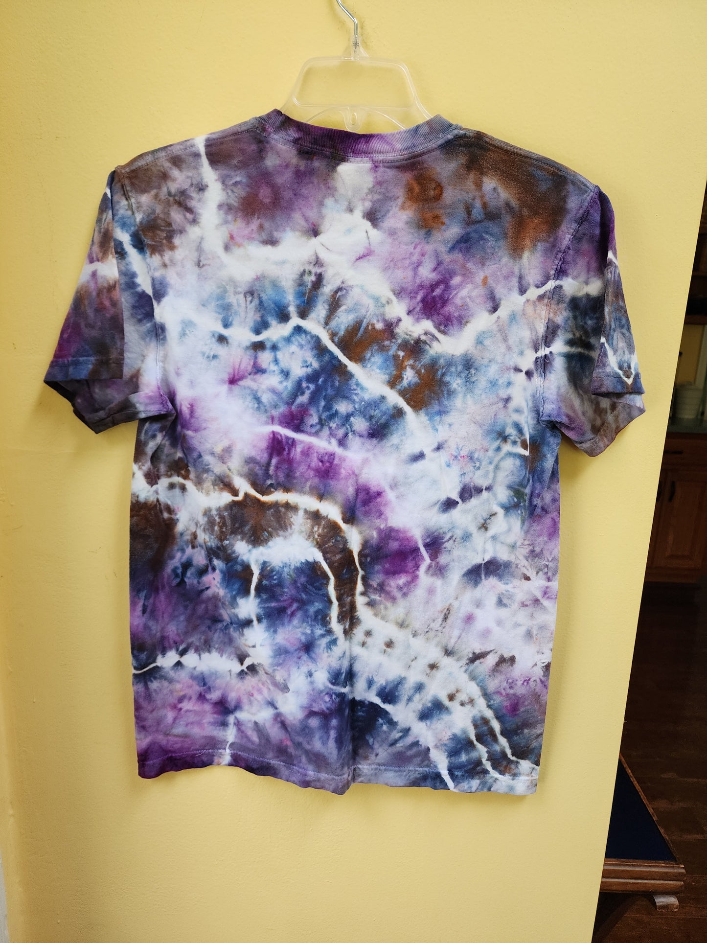 Small purple vibe geode tie dye tshirt