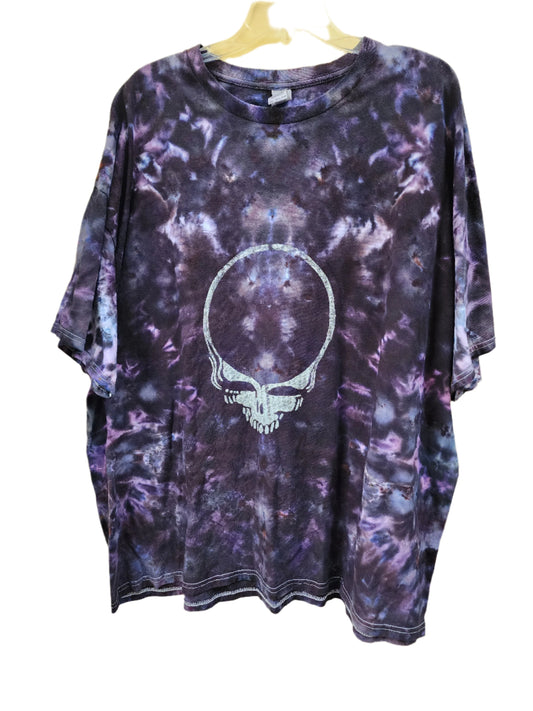 3X Gray Stealie Tie Dye T-Shirt