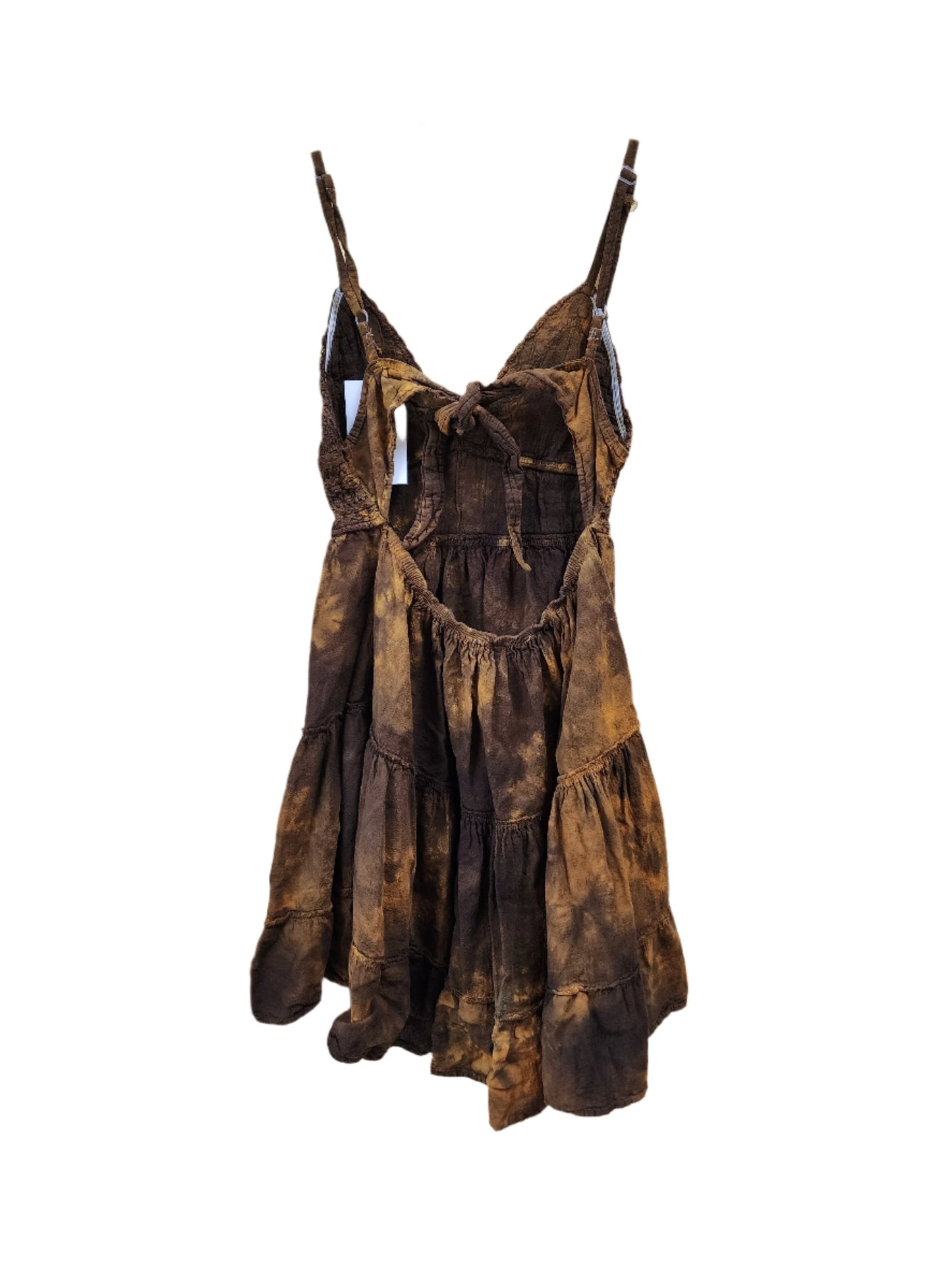 Small Boho Neutral Tank Tie Dye Dress