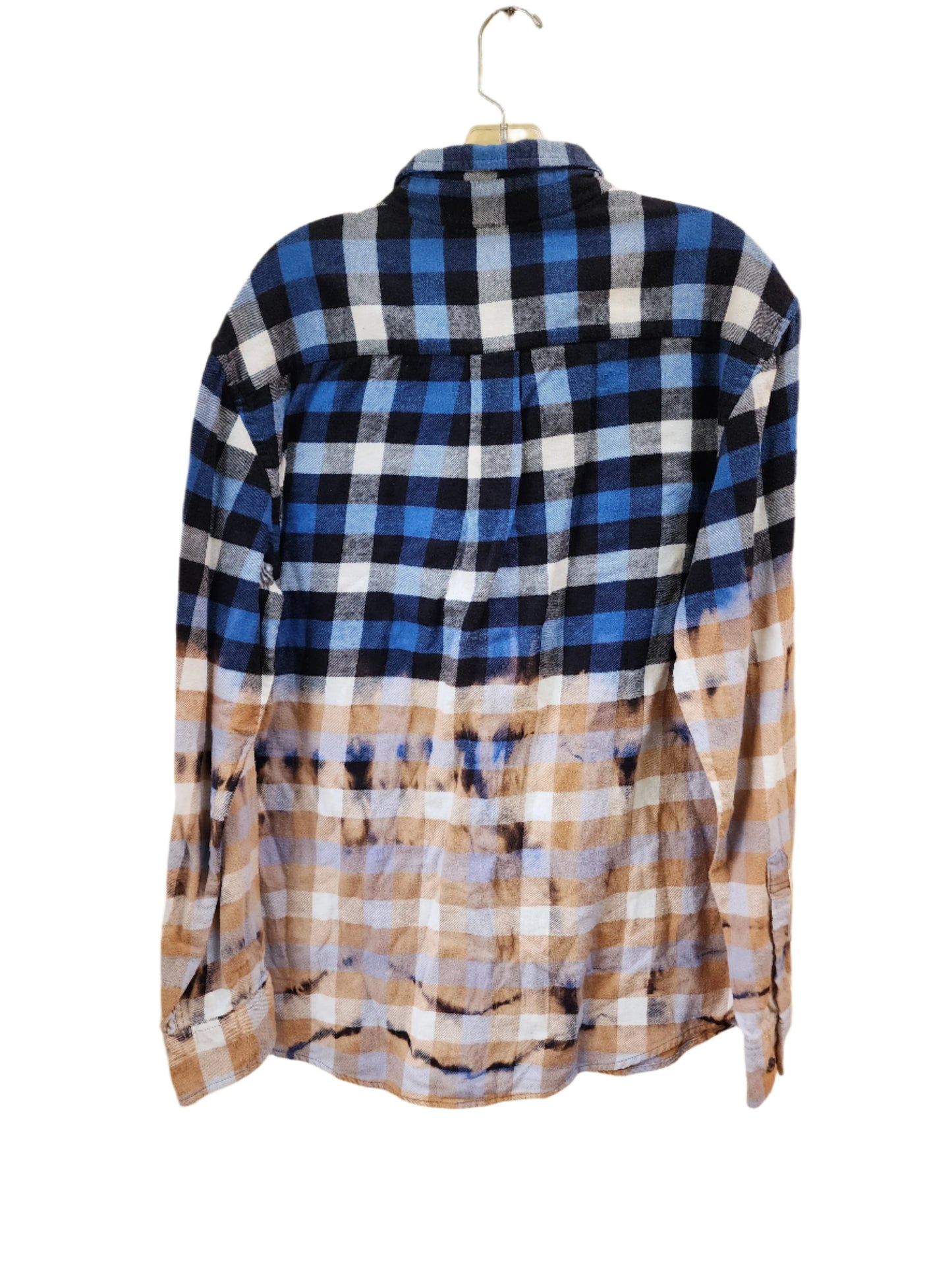 Large Reverse dyed flannel shirt