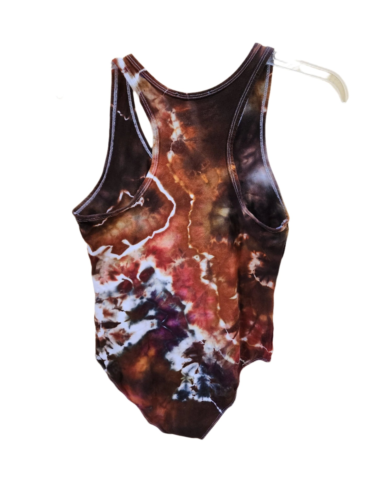 Large neutral geode tie dye bodysuit