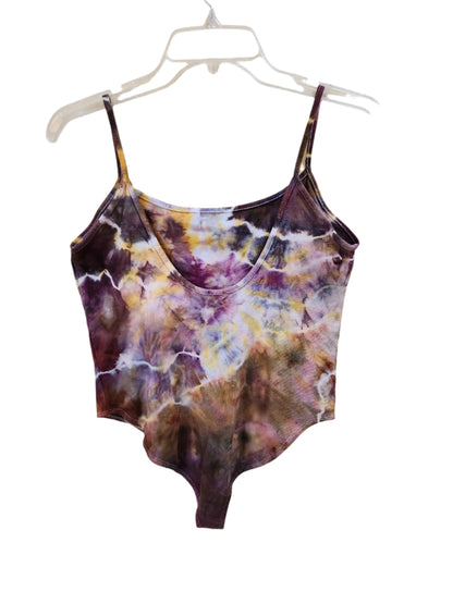Medium Neutral geode tie dye bodysuit