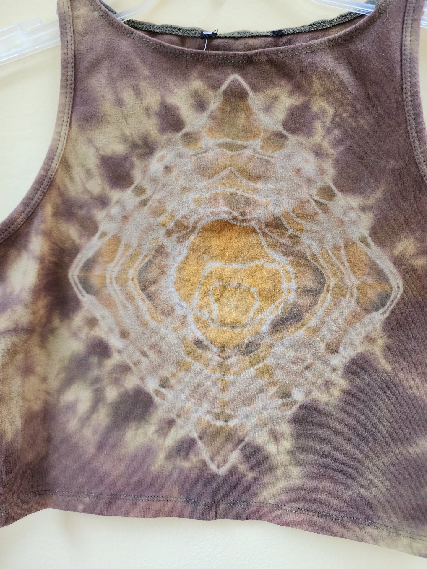 Medium Center Portal Tie Dye Crop Top