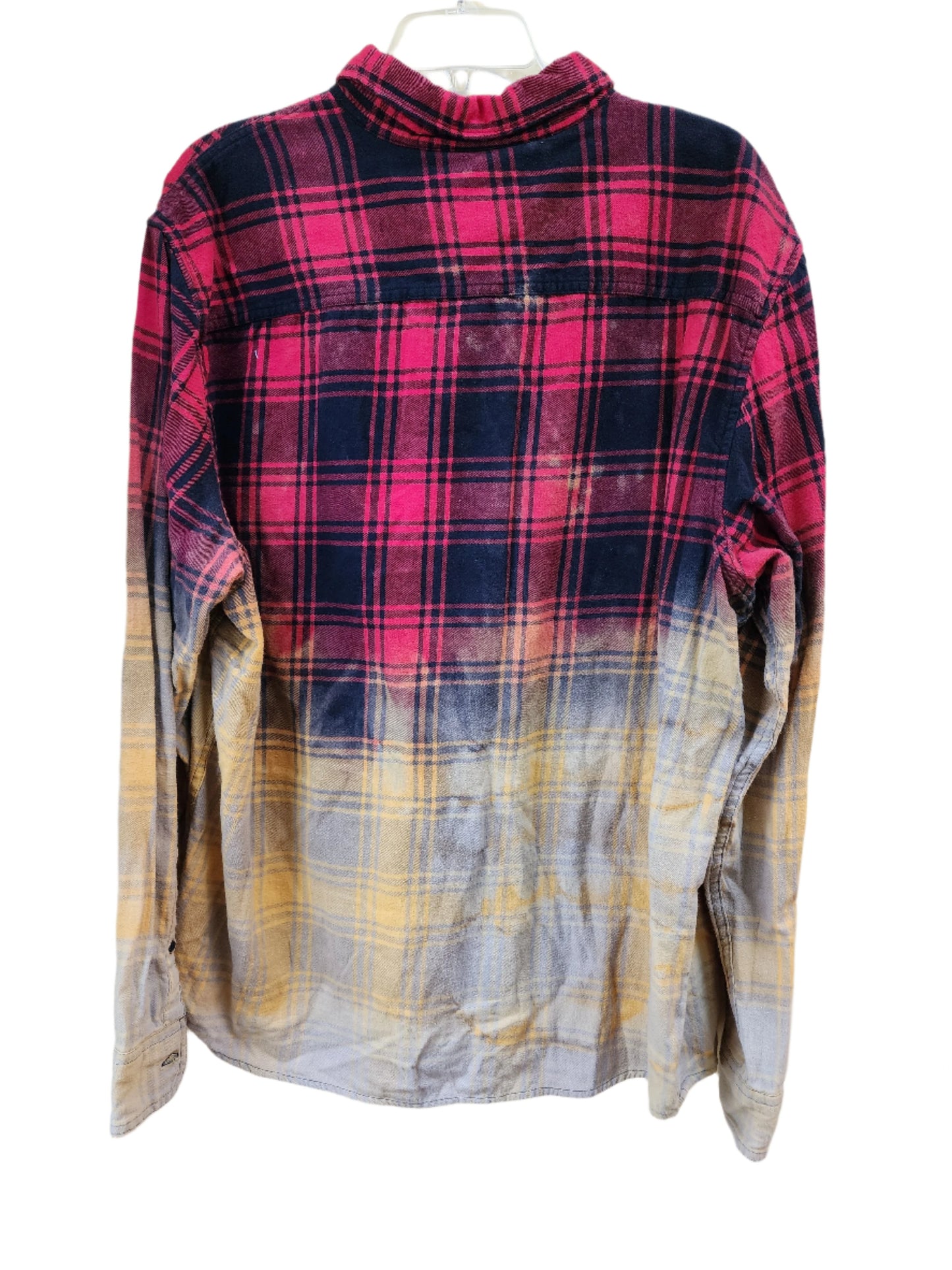 XXL 2x Red Reverse Dyed Flannel Shirt