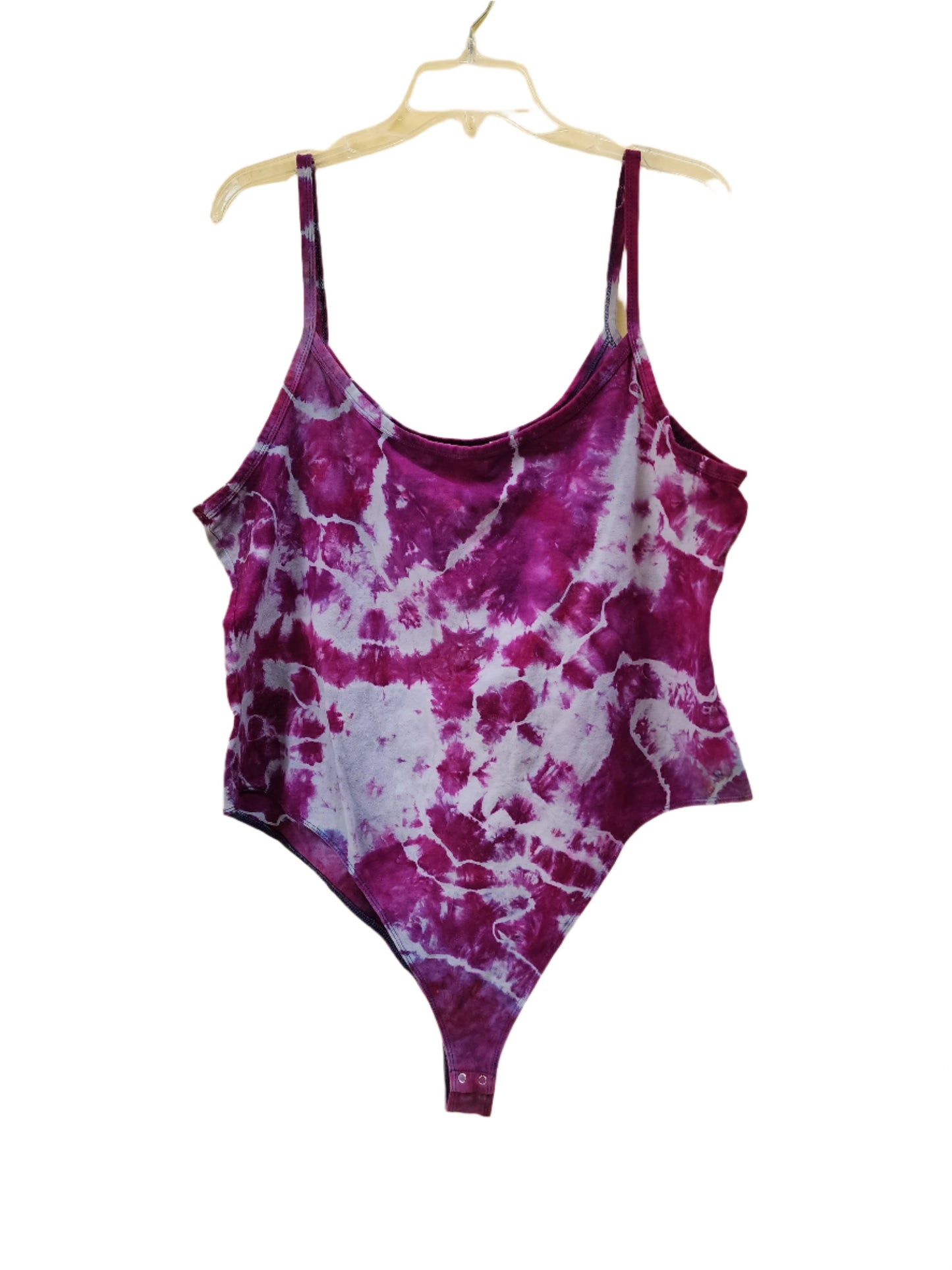 3x Raspberry Geode Tie Dye Bodysuit