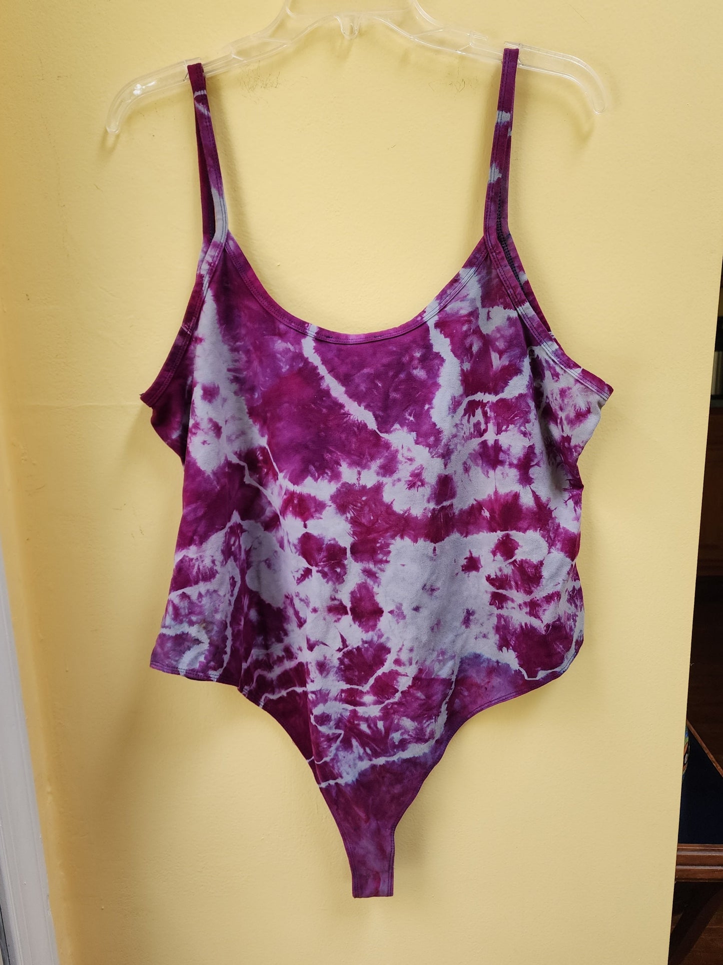 3x Raspberry Geode Tie Dye Bodysuit