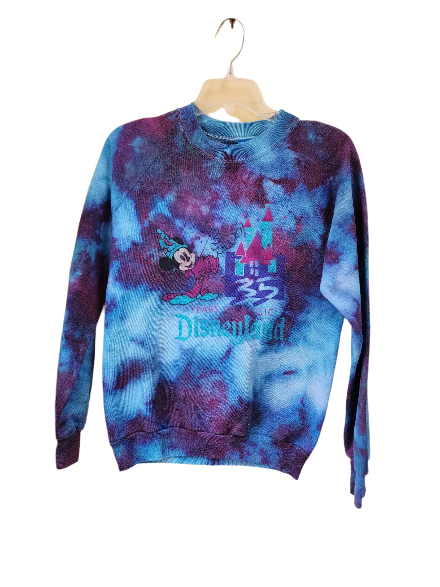 Medium Youth Vintage Disney Tie Dye Sweatshirt