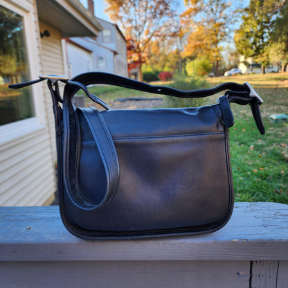 COACH Vintage Patricia's Legacy Leather Crossbody Bag 9951 Black USA