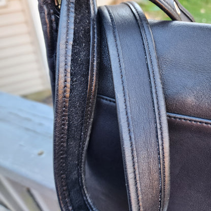 COACH Vintage Patricia's Legacy Leather Crossbody Bag 9951 Black USA