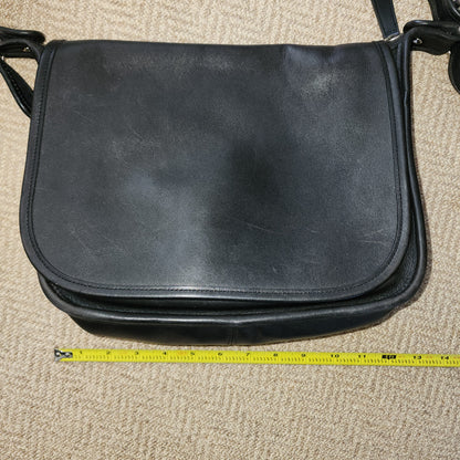 COACH Vintage Patricia's Legacy Leather Crossbody Bag 9951 Black USA
