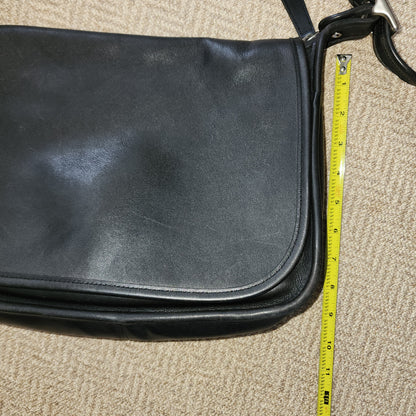 COACH Vintage Patricia's Legacy Leather Crossbody Bag 9951 Black USA