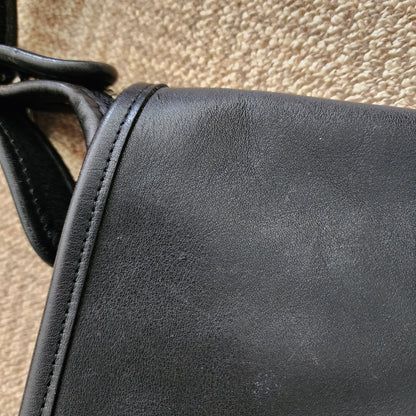 COACH Vintage Patricia's Legacy Leather Crossbody Bag 9951 Black USA