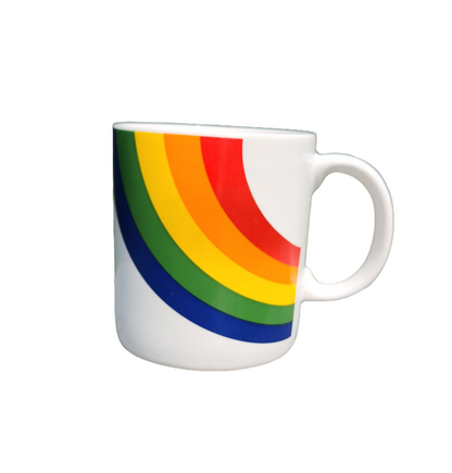 Vintage Rainbow Mug Coffee Cup 1987 FTD Made In Korea