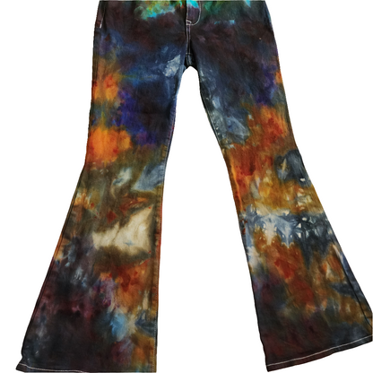 Women's fit size 8 Tie Dye Denim Bell Bottoms