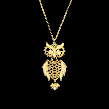 Large Vintage 1970s Articulated Gold Tone Cream Colored Necklace