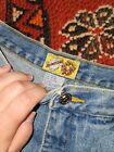 Vintage RARE Y2K Dollar Bills Jeantonic Money Shorts Denim Jean Waist Size 29"